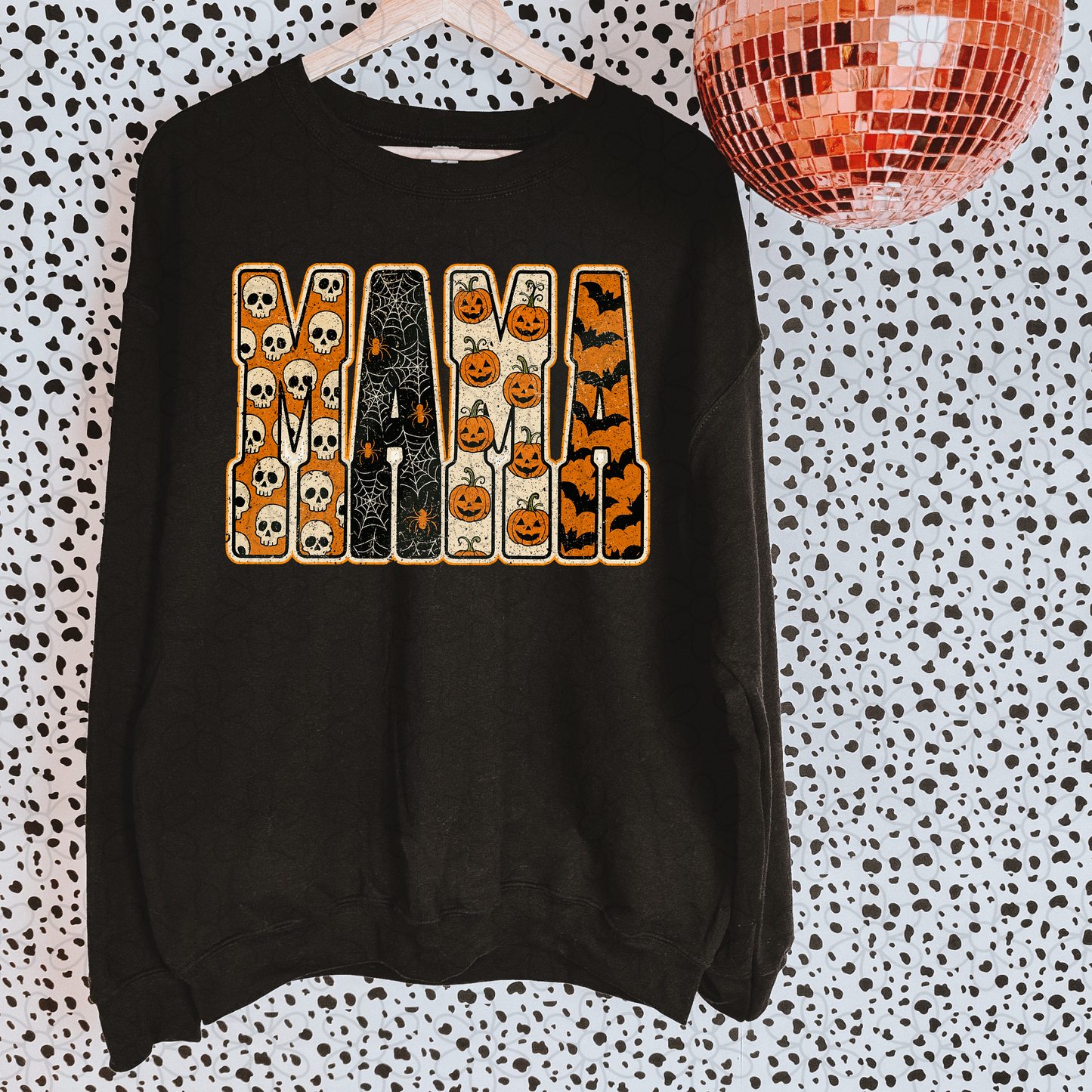 Halloween Mama Completed Tee