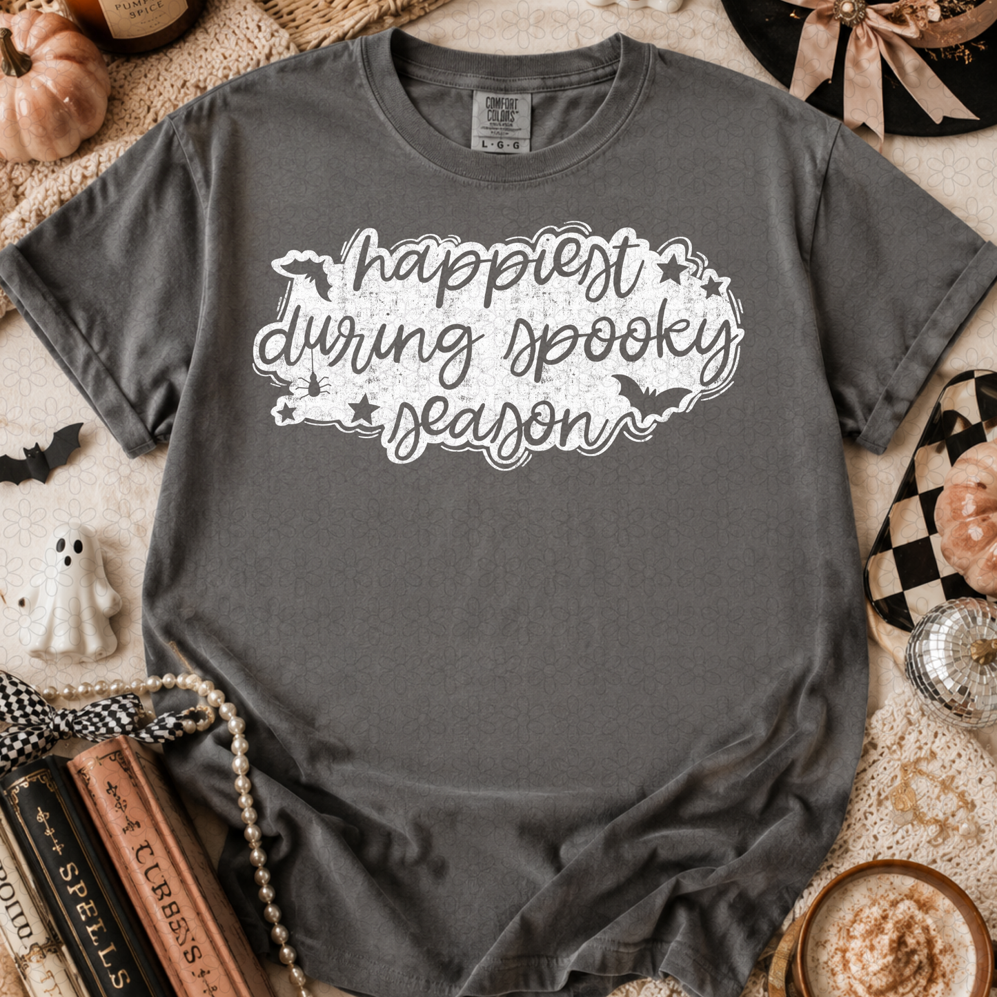 Happiest During Spooky Season (Multiple Colors) DTF Transfer