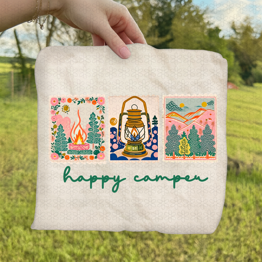 Happy Camper Completed Tee