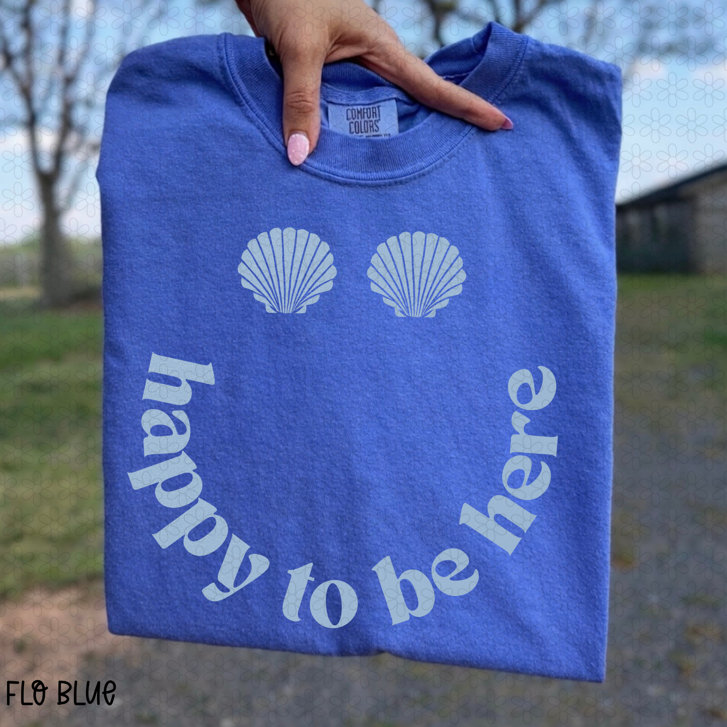 Happy To Be Here- Multiple Color Options DTF Transfer