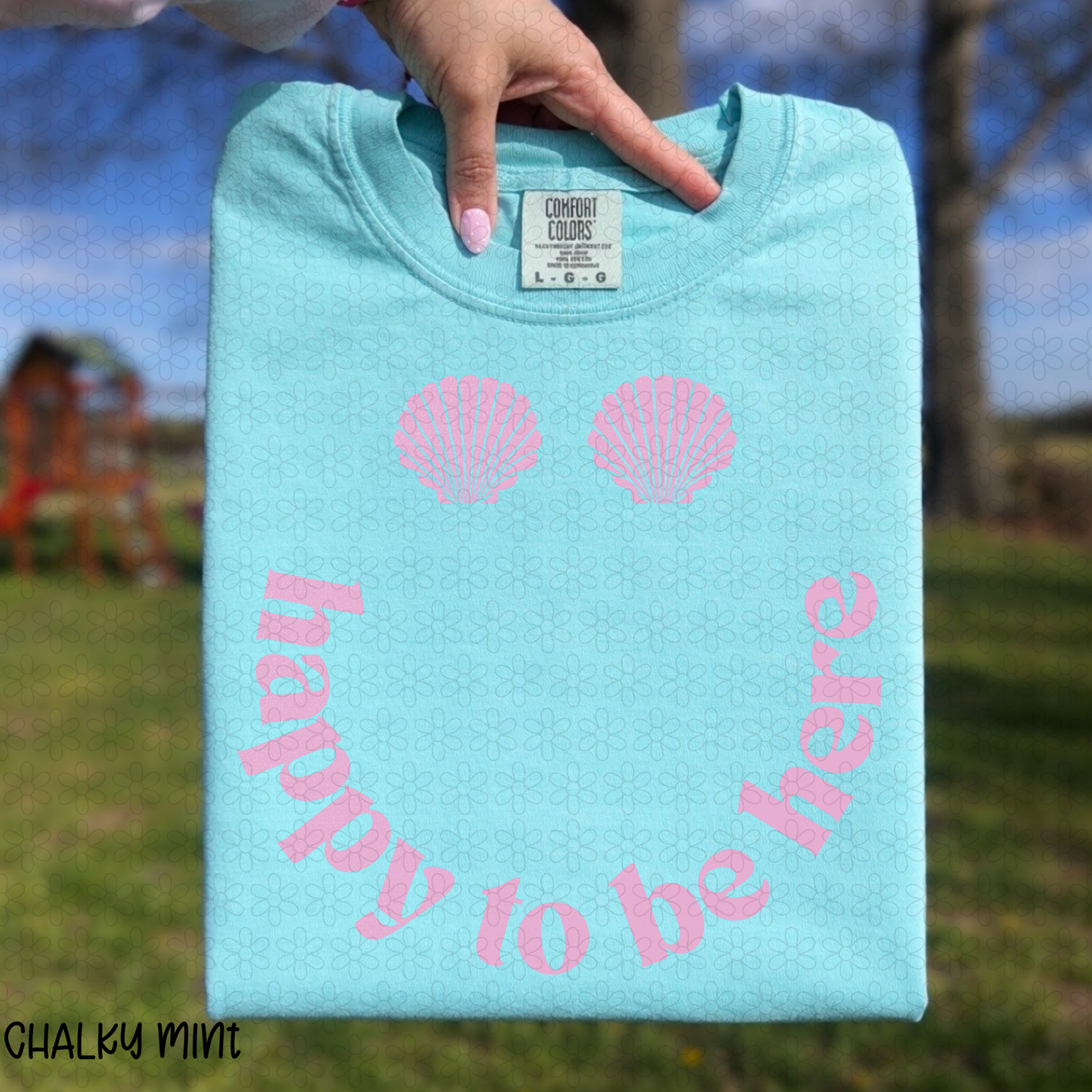 Happy To Be Here- Multiple Color Options DTF Transfer