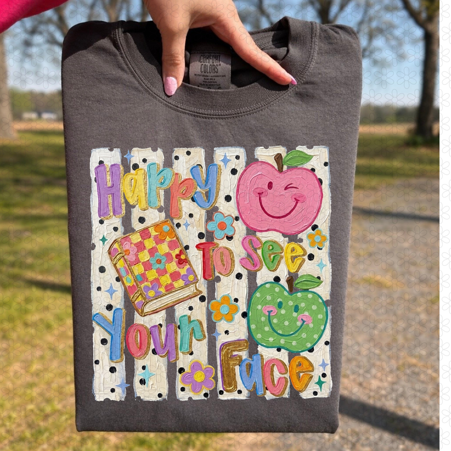 Happy To See Your Face Completed Tee