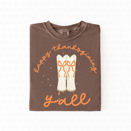 Happy thanksgiving Yall Completed Tee