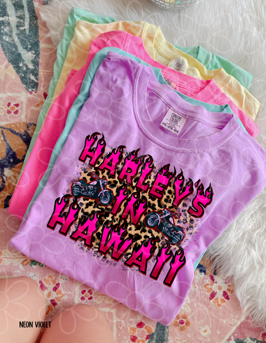 Harleys In Hawaii Completed Tee
