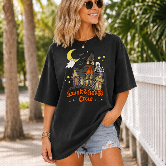 Haunted House Crew Completed Tee
