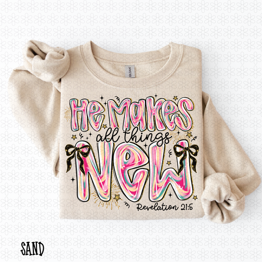 He Makes All Things New Completed Tee