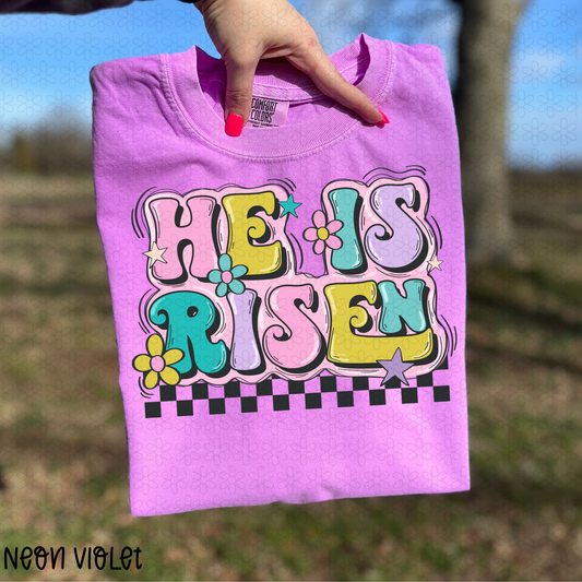 He is Risen DTF Transfer