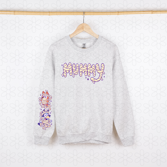 Heeler Mummy sleeve Completed Tee