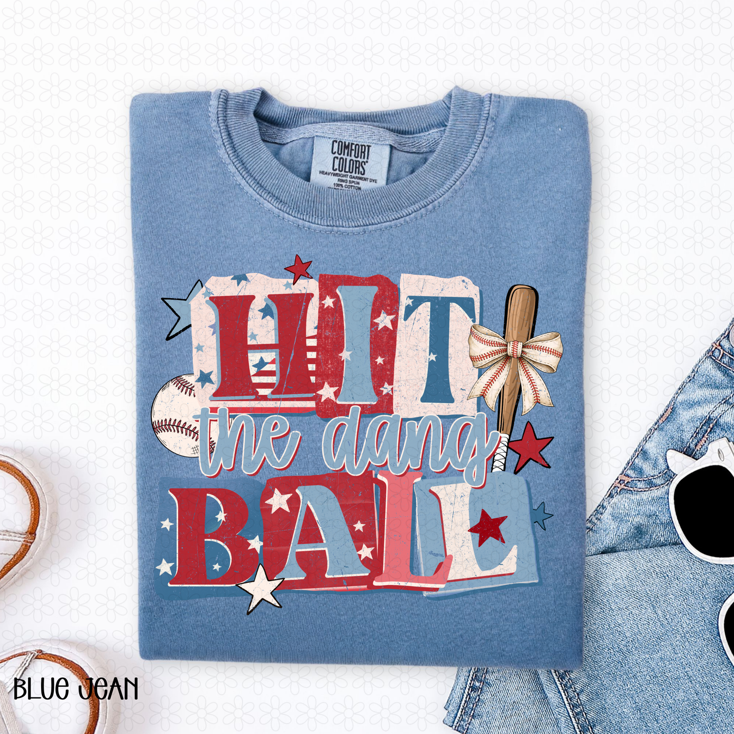 Hit The Dang Ball Completed Tee
