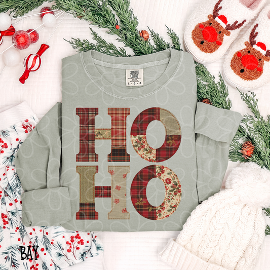 Ho Ho Stitch Patterns Kids Completed Tee