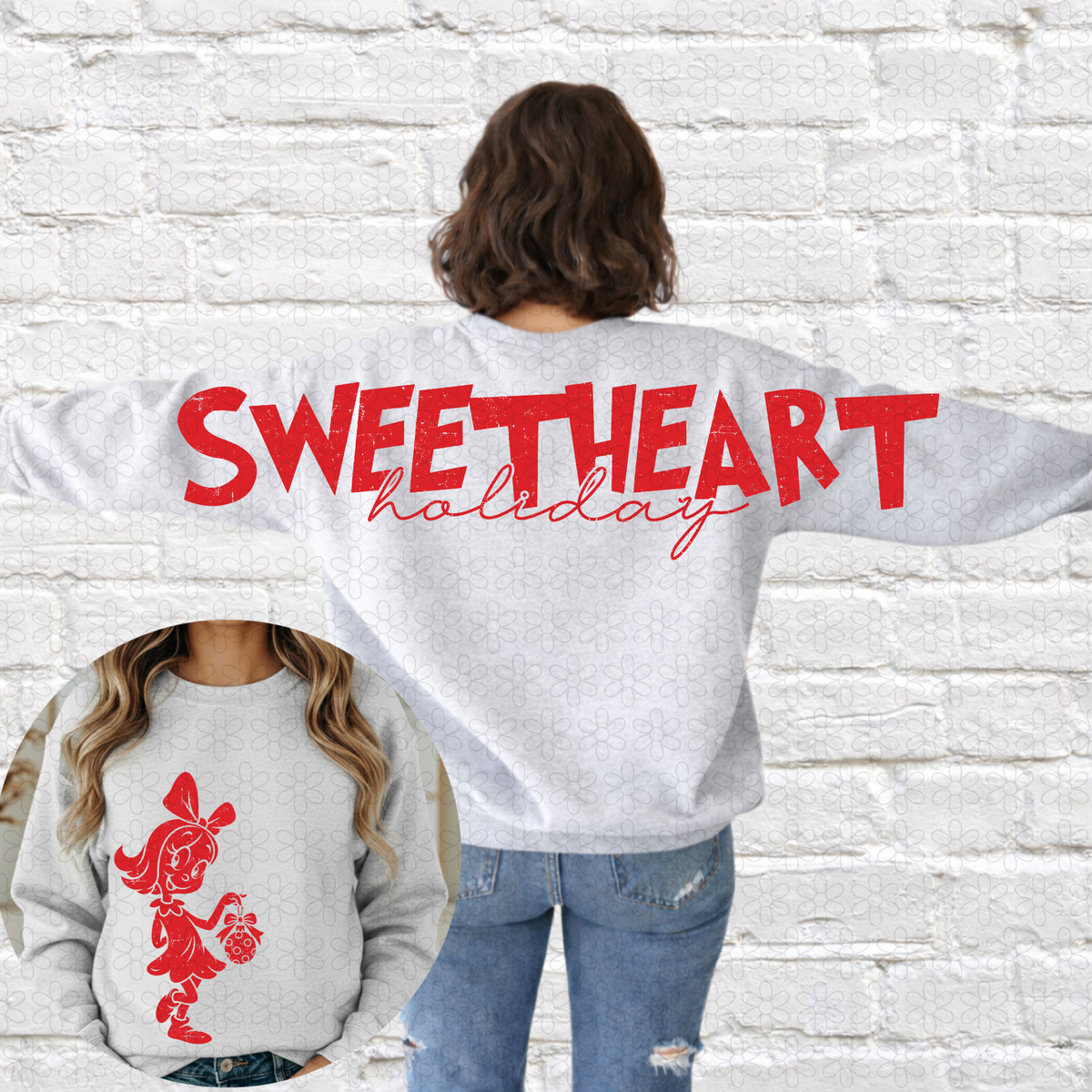 Holiday Sweetheart  Completed Tee