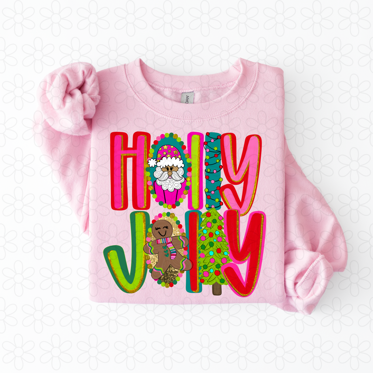 Holly Jolly Christmas Completed Tee