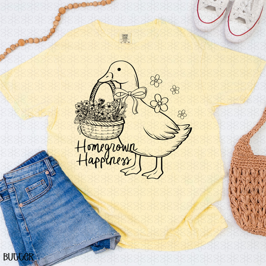 Homegrown Happiness Completed Tee