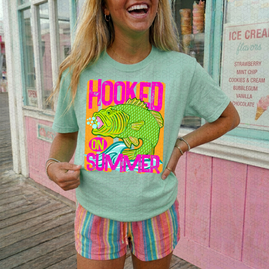 Hooked on summer Completed Tee
