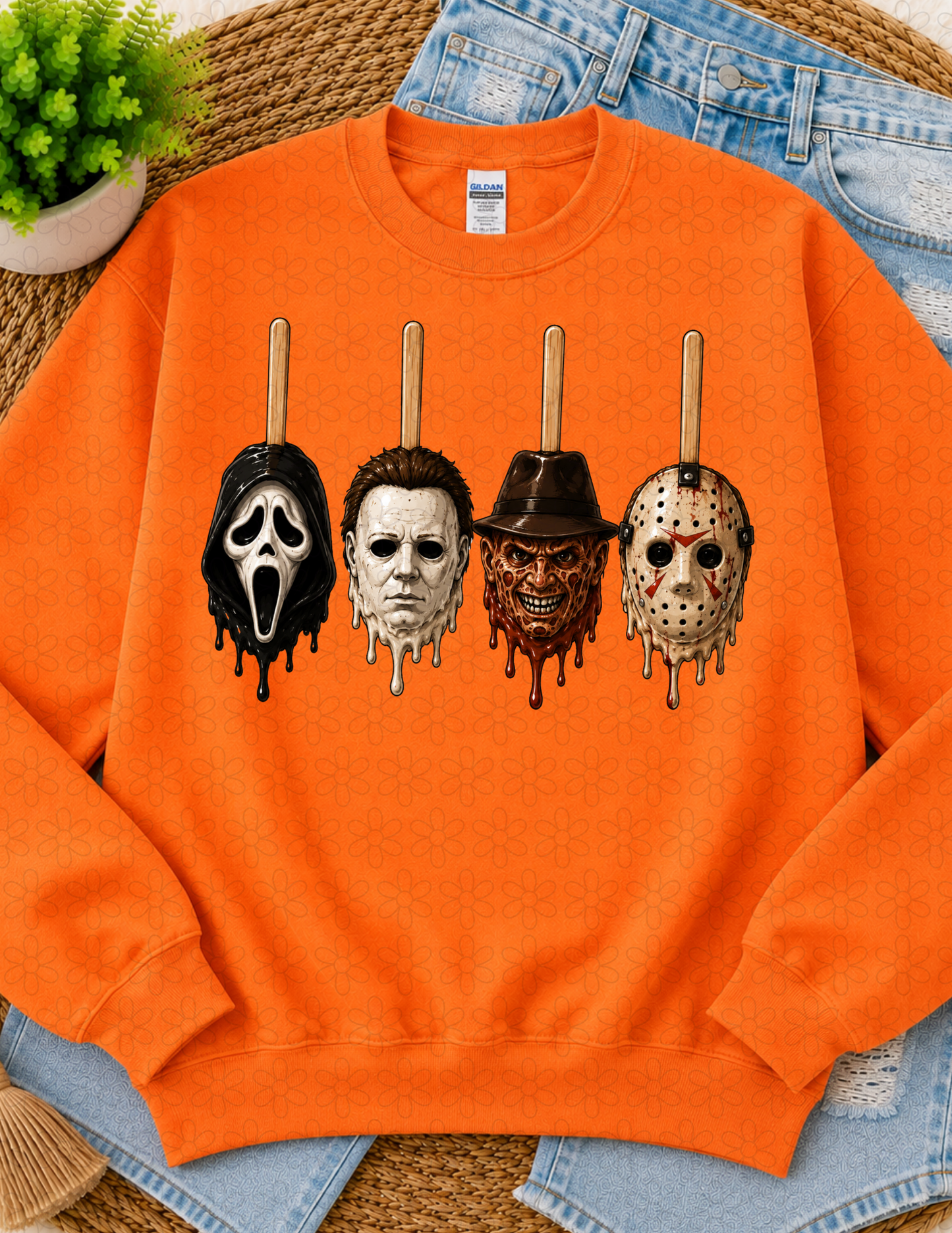 Horror Candy apple With Bow Completed Tee