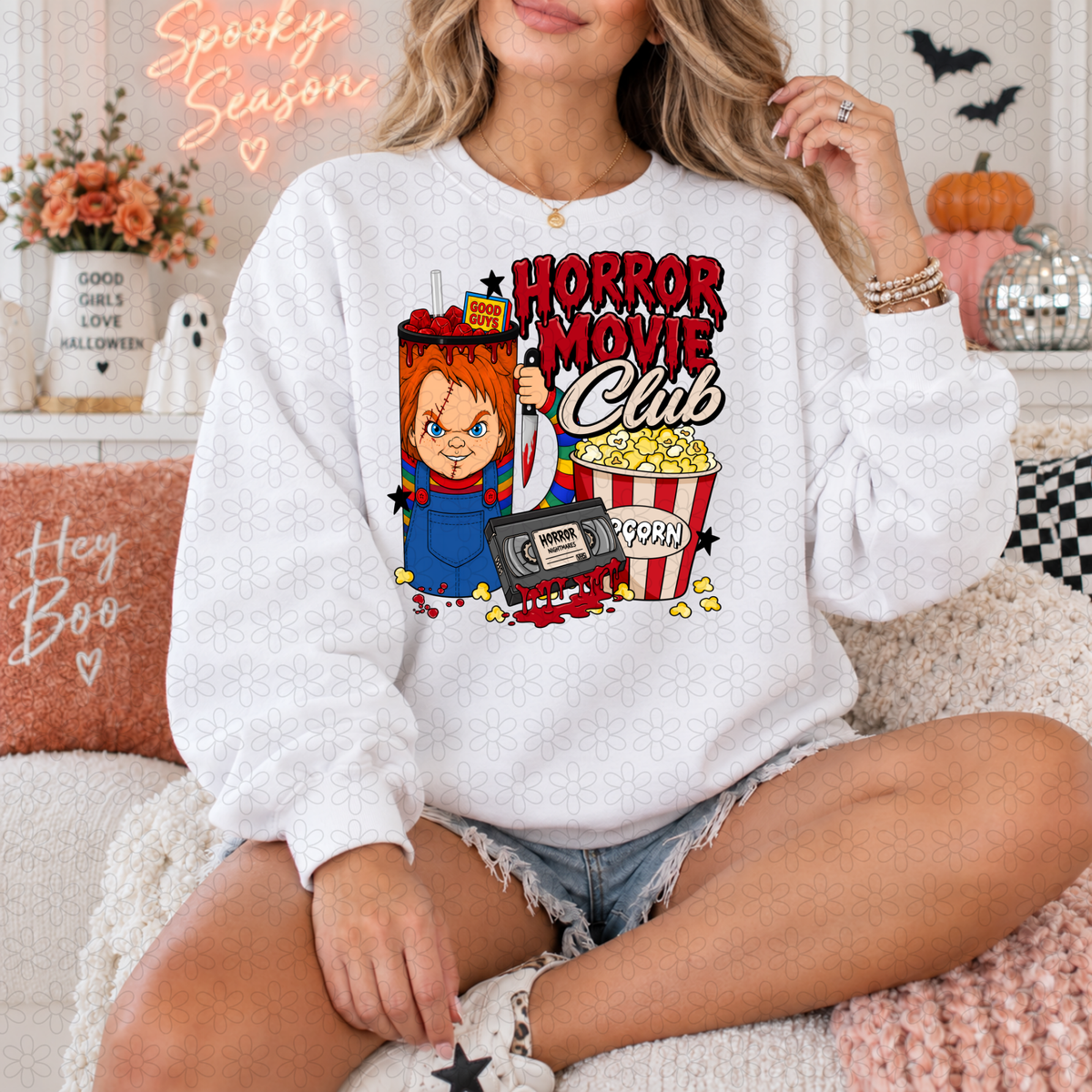 Horror movie club (Multiple Options) Completed Tee