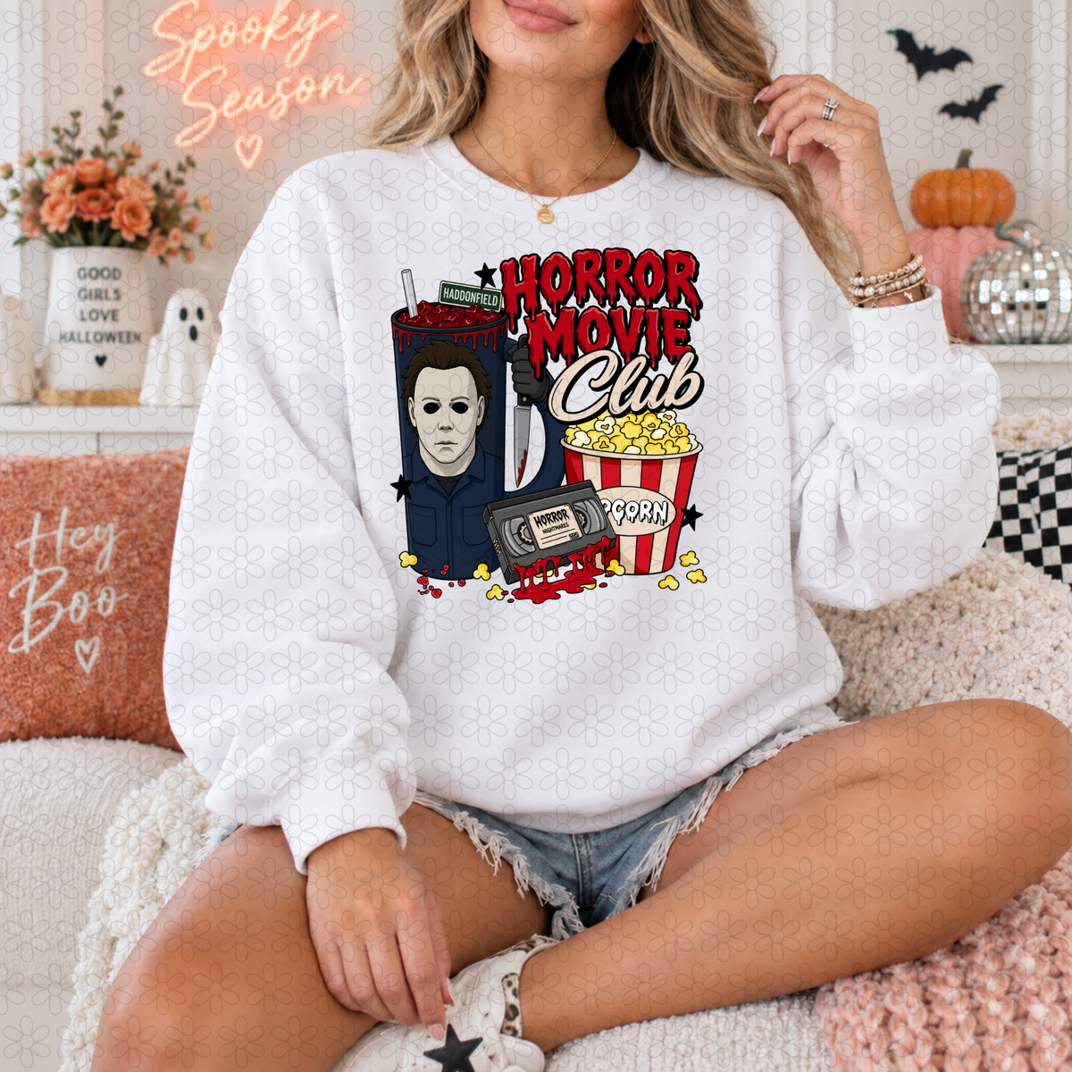 Horror movie club (Multiple Options) Completed Tee