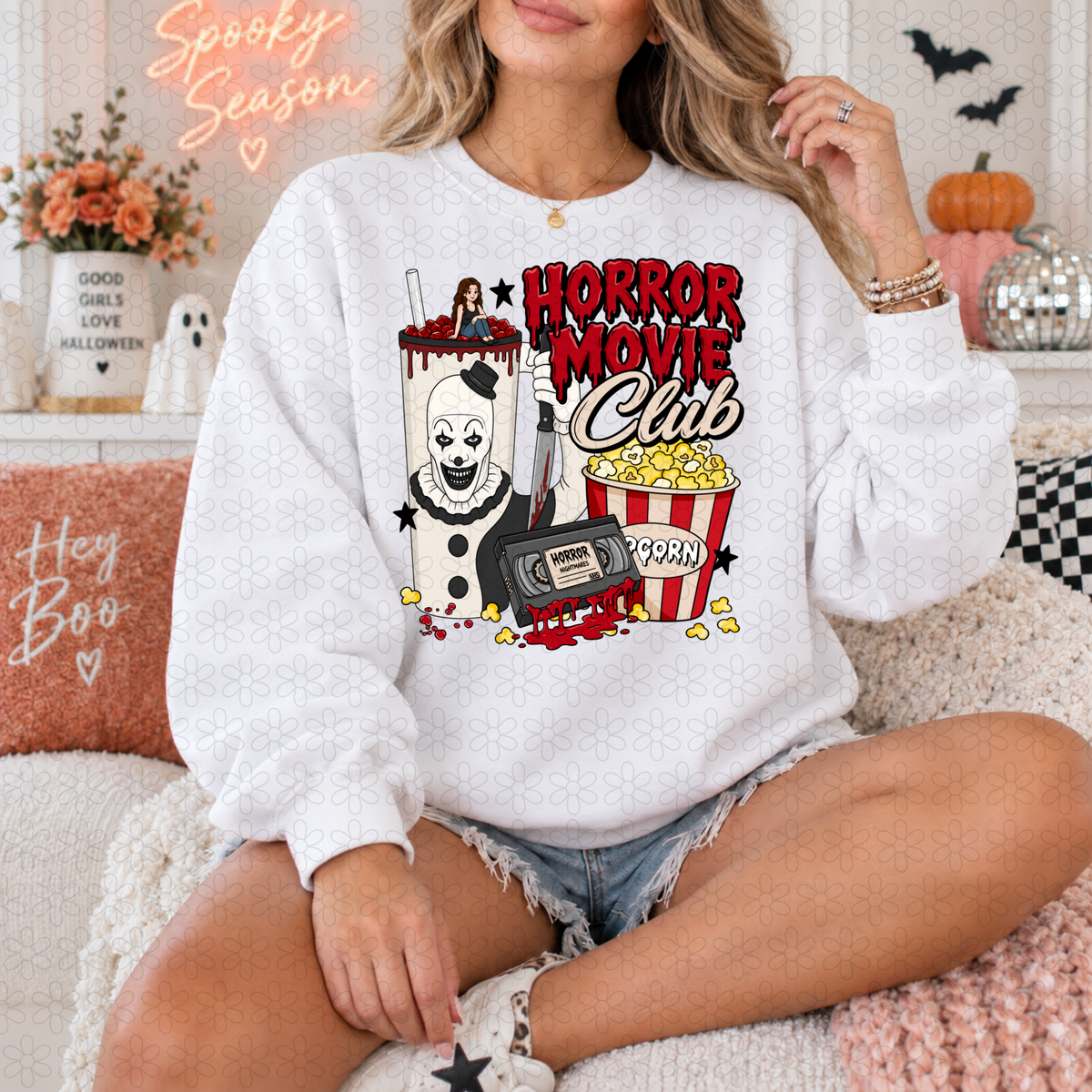 Horror movie club (Multiple Options) Completed Tee