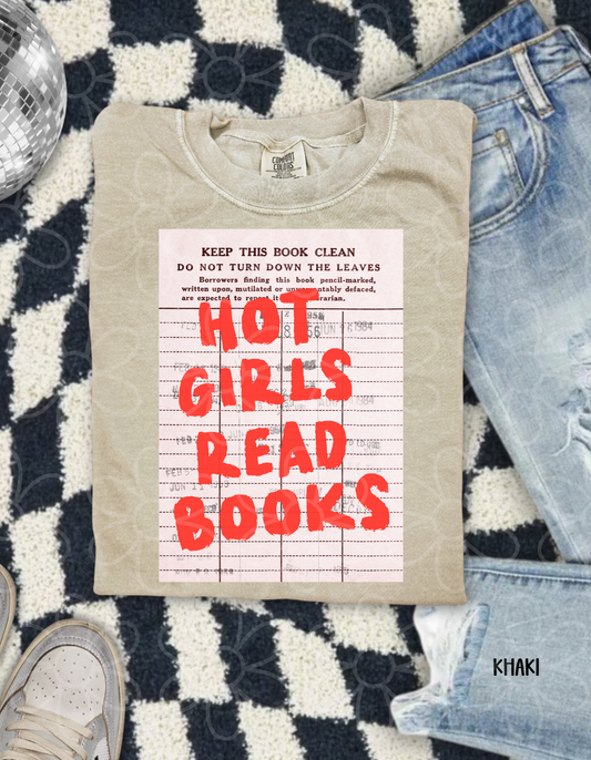 Hot Girls Read Books Completed Tee