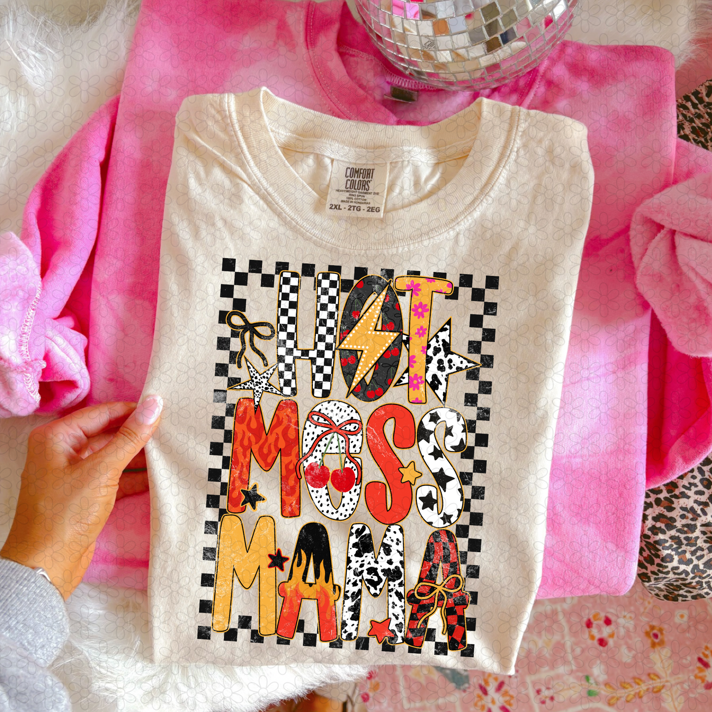 Hot Mess Mama DTF Transfer
