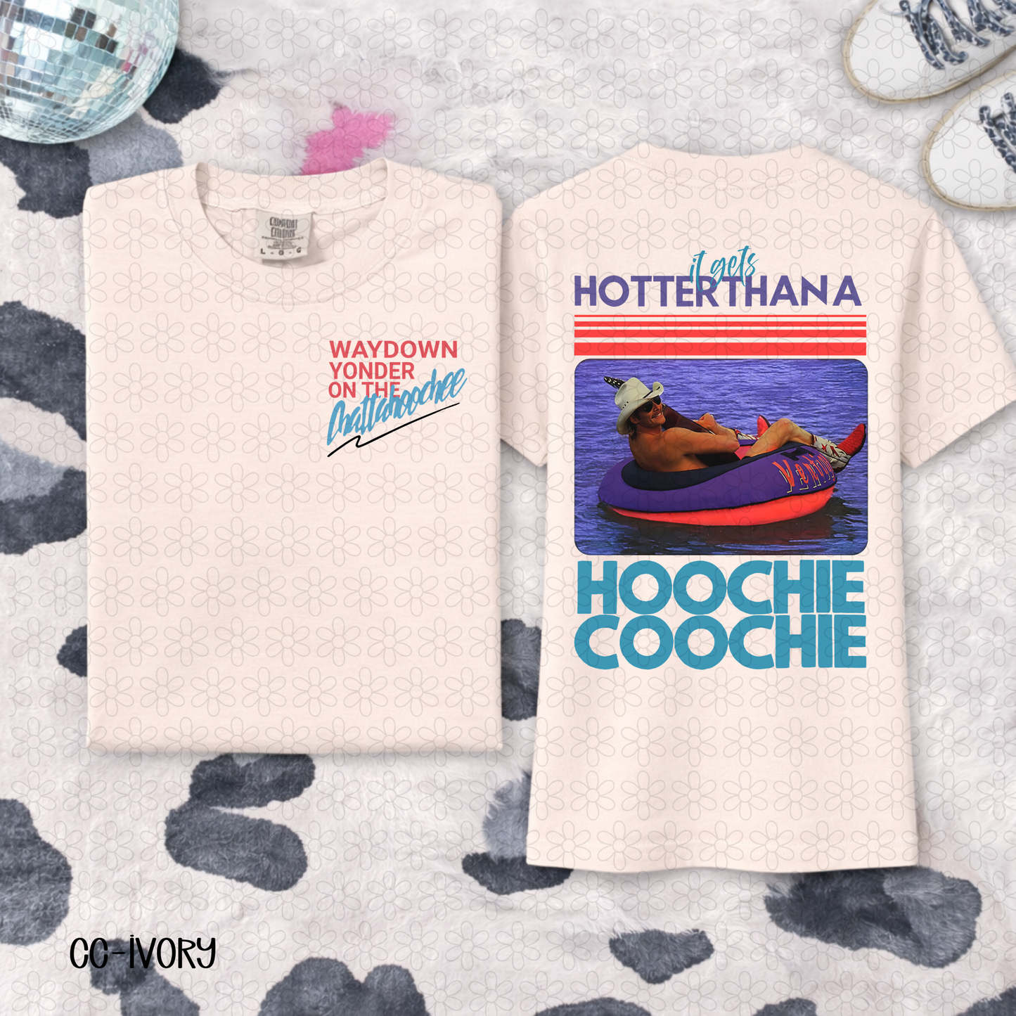 Hotter Than A Hoochie Coochie Completed Tee