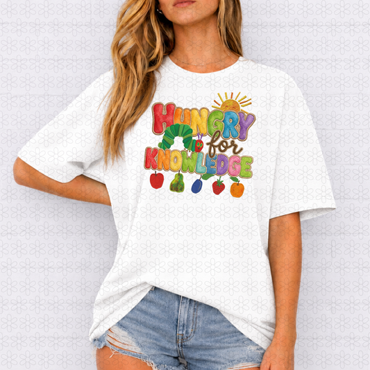 Hungry For Knowledge Completed Tee