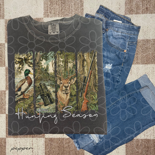 Hunting Season Duck Deer Completed Tee