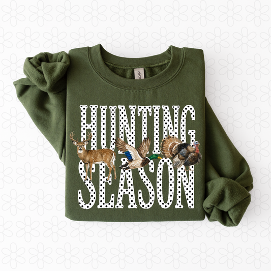 Hunting Season Polka Dot Completed Tee