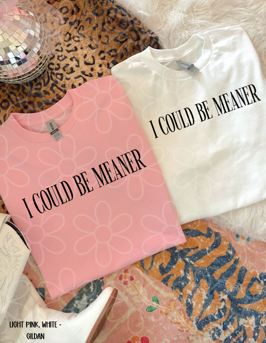 I Could Be Meaner Completed Tee