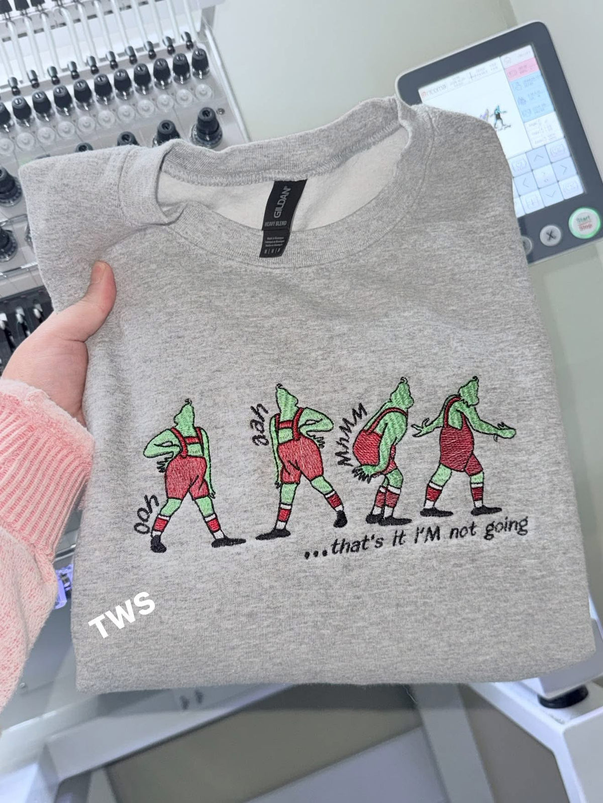 That’s it I’m not going Embroidery