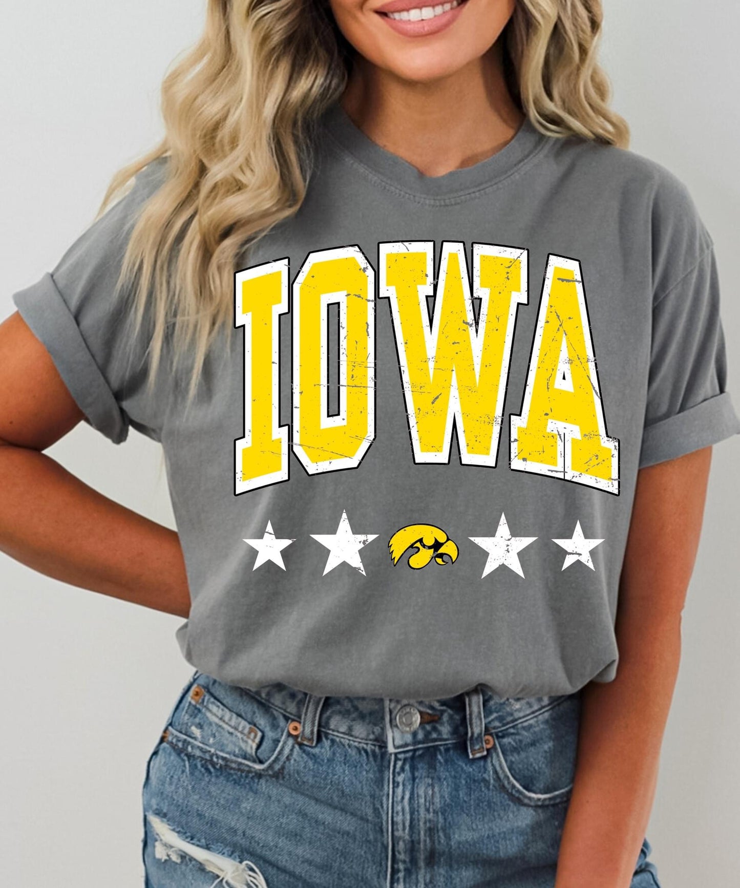 Vintage Iowa Completed Tee