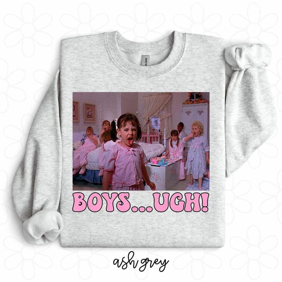 Boys….Ugh Completed Tee