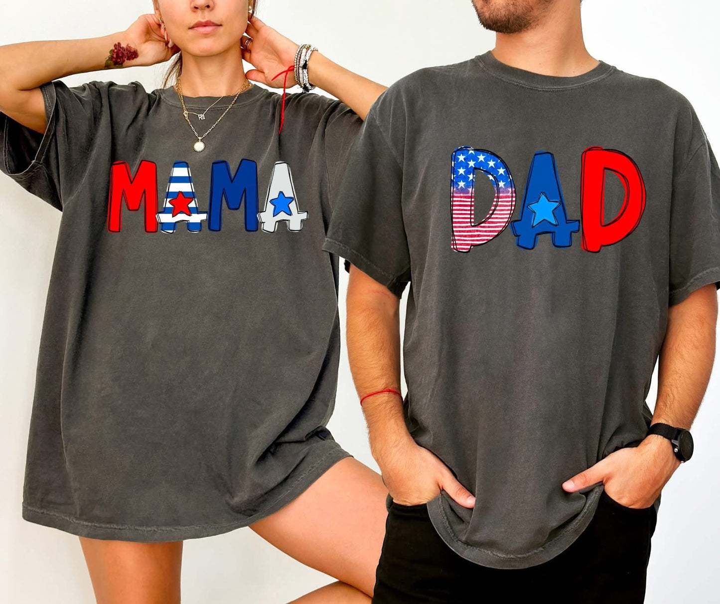 Custom 4th Of July Names DTF Transfer