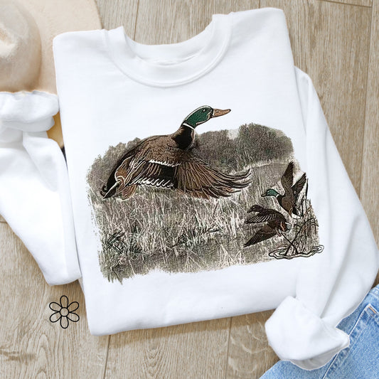 Vintage Ducks Completed Tee