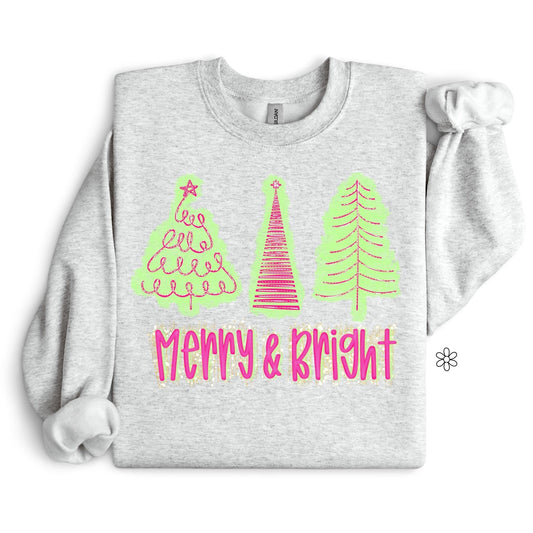 Merry & Bright 🎄 Completed Tee