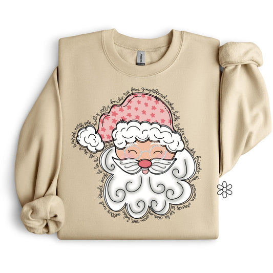 Cute Santa Completed Tee