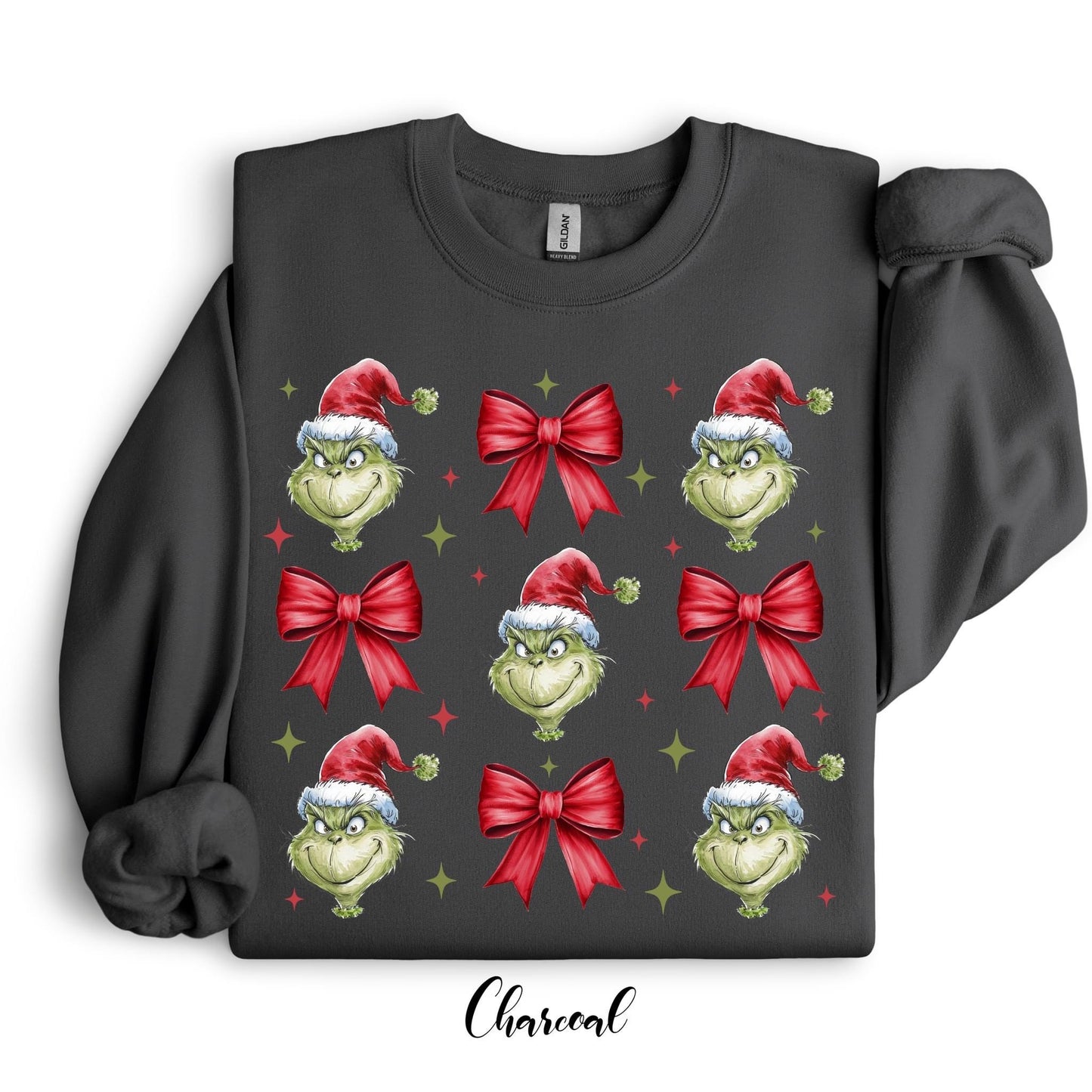 Grinch Coquette Completed Tee