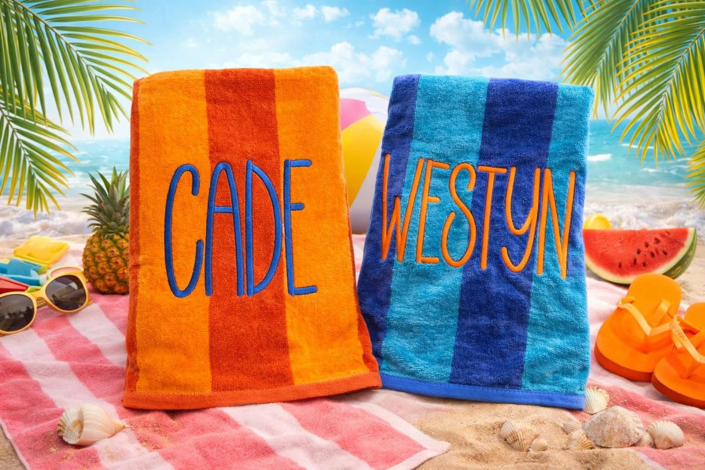 Custom Name Towel Embroidery