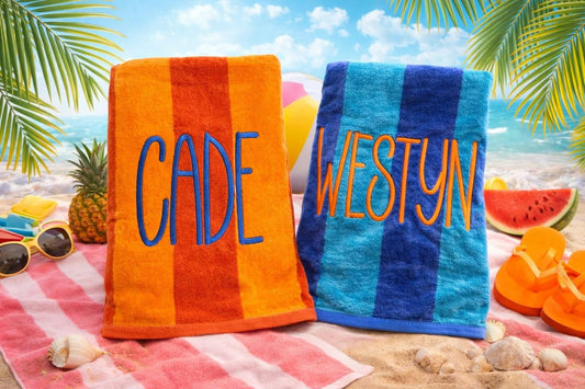 Custom Name Towel Embroidery