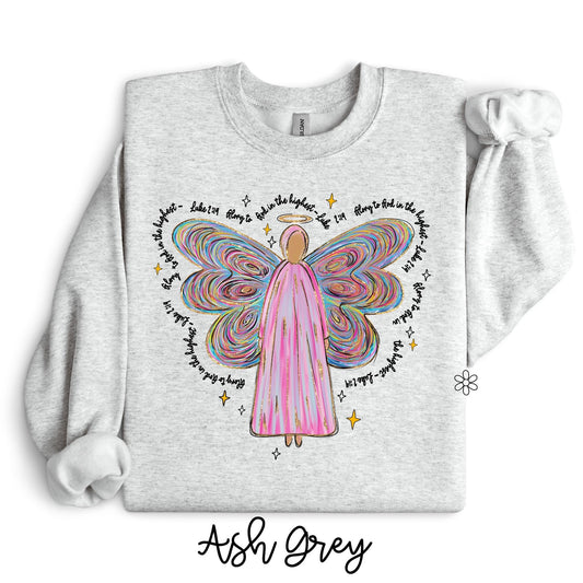 Glory To God Angel Kids Completed Tee