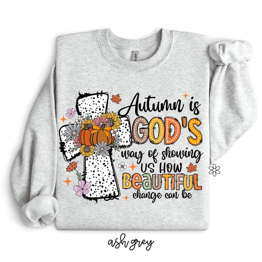 Autumn Is God's Way Kids Completed Tee