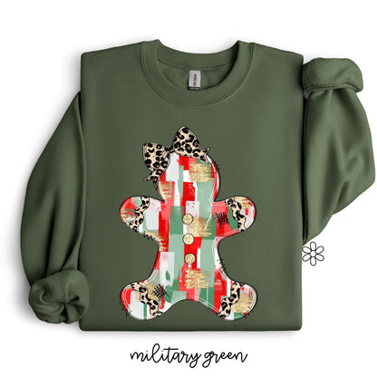 Traditional Colors Brushstroke Gingerbread Completed Tee