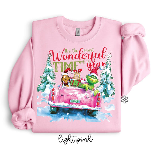 It's The Most Wonderful Time of The Year Grinch Kids Completed Tee