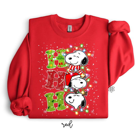 Snoopy Ho Ho Ho Kids Completed Tee