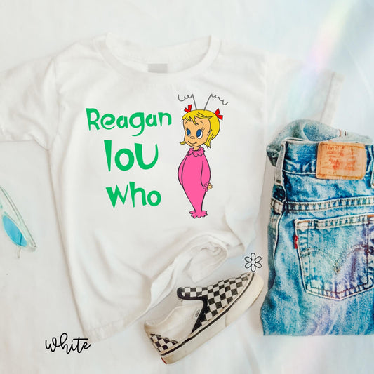 Custom Lou Who Kids Completed Tee