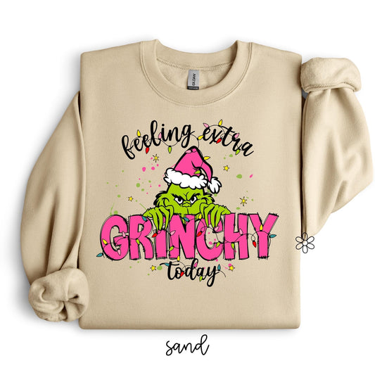 Feeling Extra Grinchy Today Kids Completed Tee