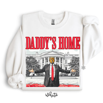 Trump Red Daddys Home Kids Completed Tee