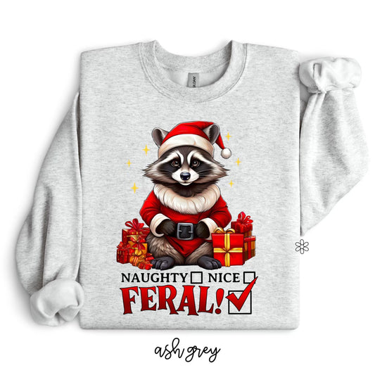 Naughty Nice Feral ✔️Kids Completed Tee