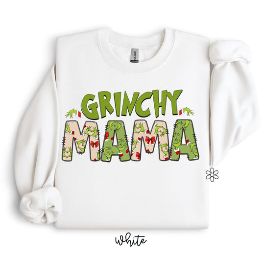 Grinchy Mama Completed Tee