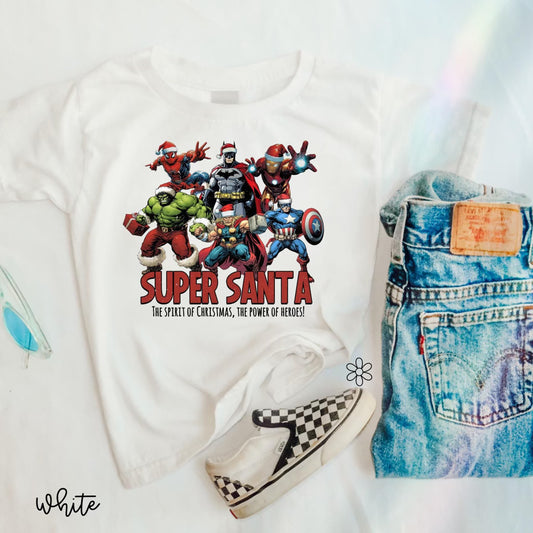 Super Santa Completed Tee